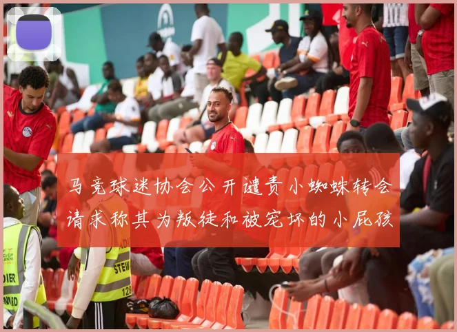 马竞球迷协会公开谴责小蜘蛛转会请求称其为叛徒和被宠坏的小屁孩